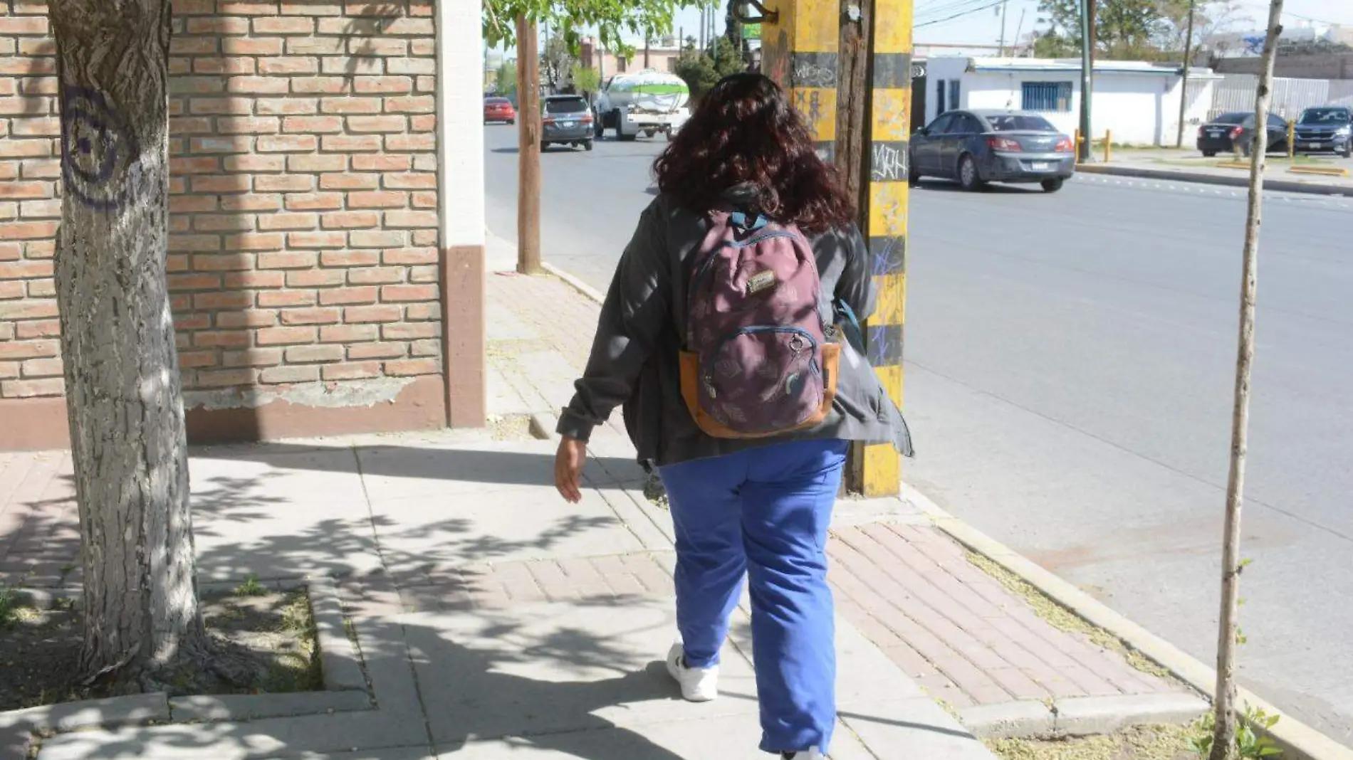 mujer caminando